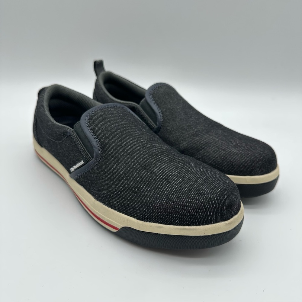 Nautilus Westside Black Denim Slip-On Safety Sneakers